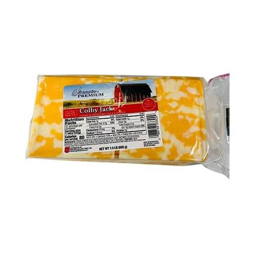 Wisconsin Premium Colby Jack Cheese (1.5 lbs)