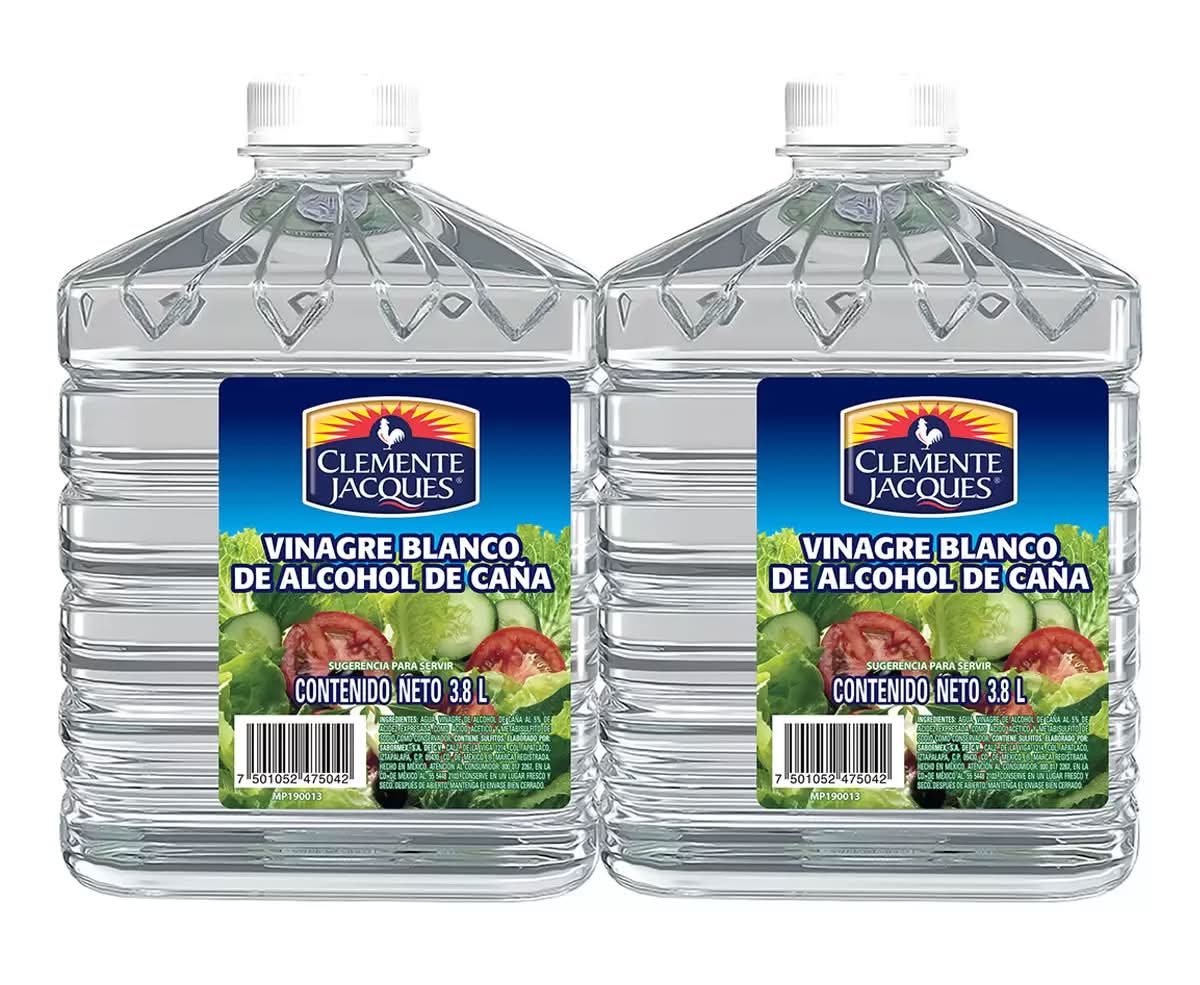 Clemente Jacques · Vinagre blanco de alcohol de caña (2 x 3,8 L)