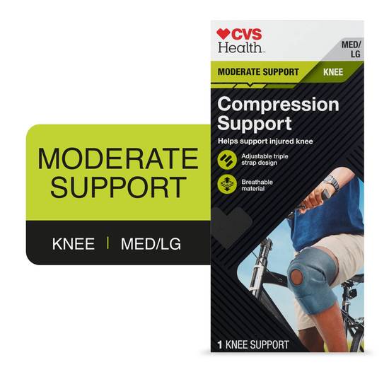 CVS Health Adjustable Compression Knee Support, MED/LG