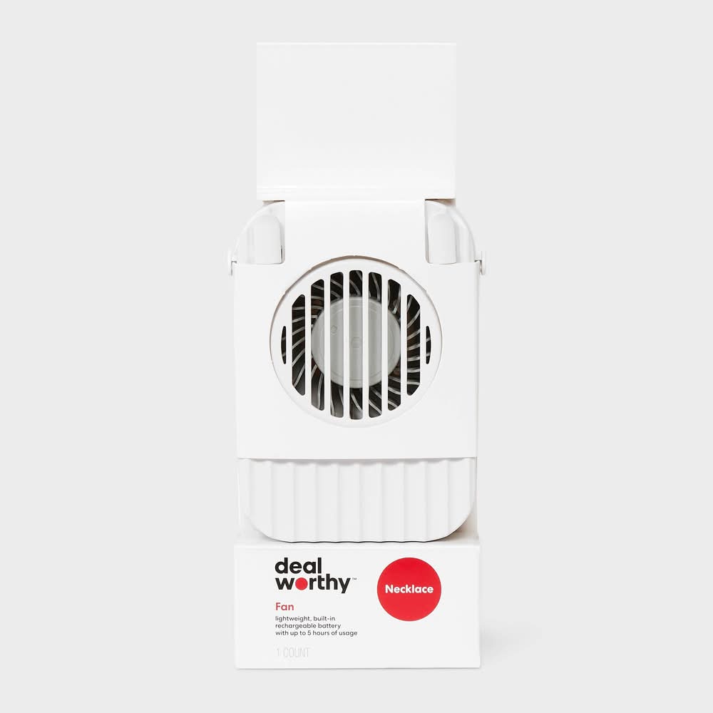 Dealworthy Necklace Fan, White