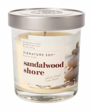 Signature Soy Jar Candle, Sandalwood Shore (4.1 oz)