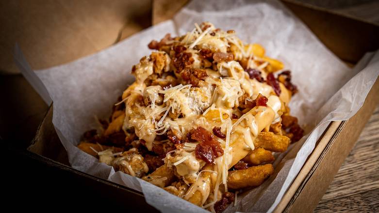 Garlic Parmesan Loaded Fries 