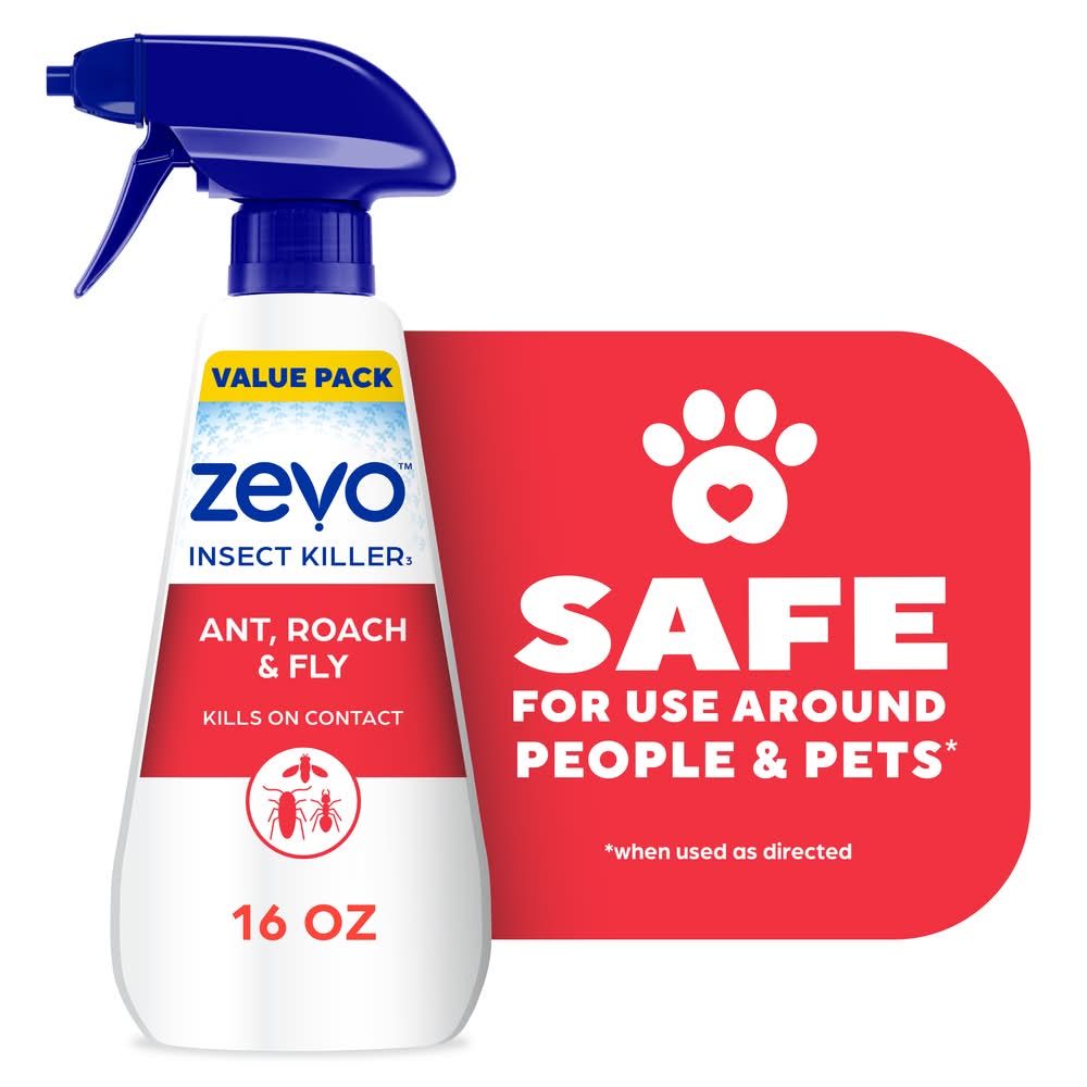 Zevo Ant Roach and Fly Insect Killer (16 fl oz)