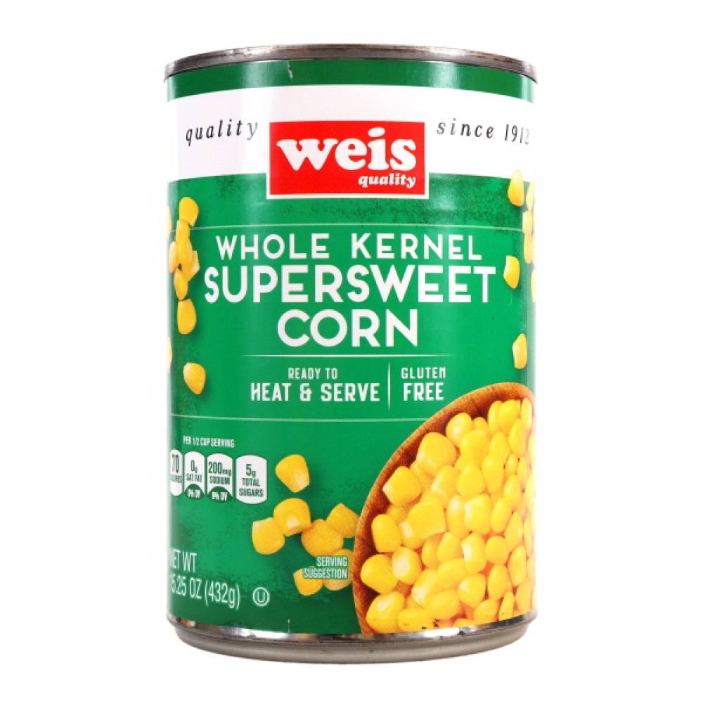 Weis Whole Kernel Supersweet Corn (15.25 oz)