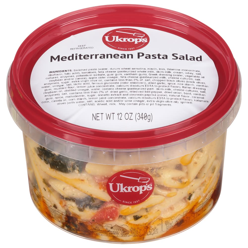 Ukrop's Pasta Salad, Mediterranean (12 oz)