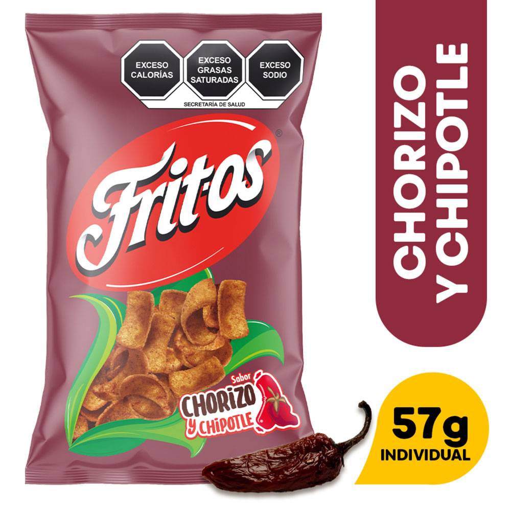 Fritos · Frituras sabor chorizo y chipotle (57 g)