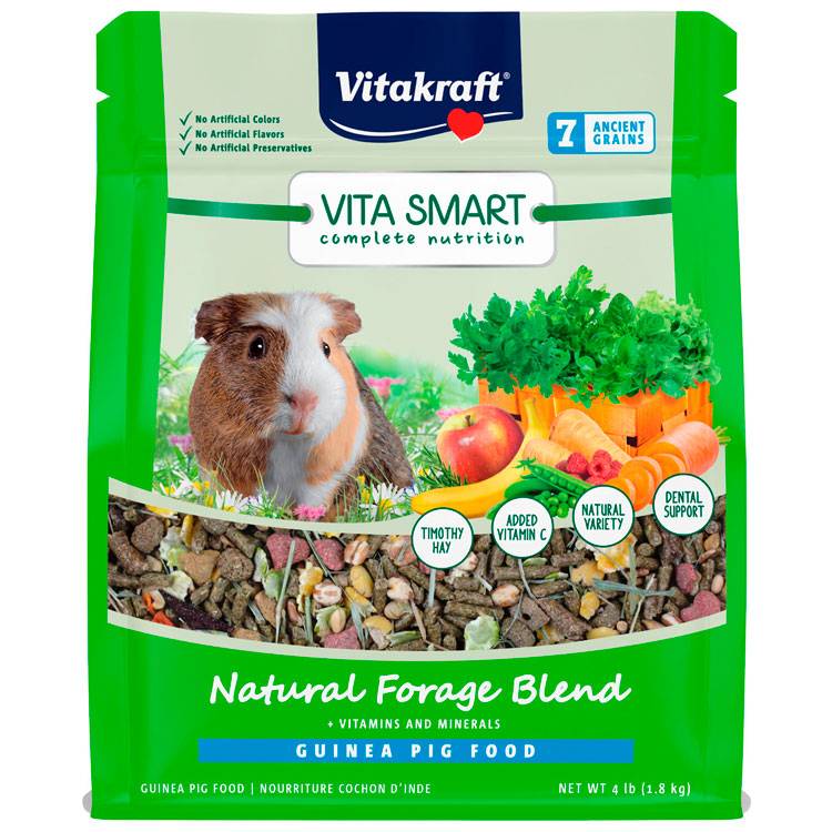 Vitakraft Vita Smart Complete Nutrition Natural Forage Blend Guinea Pig Food (assorted)