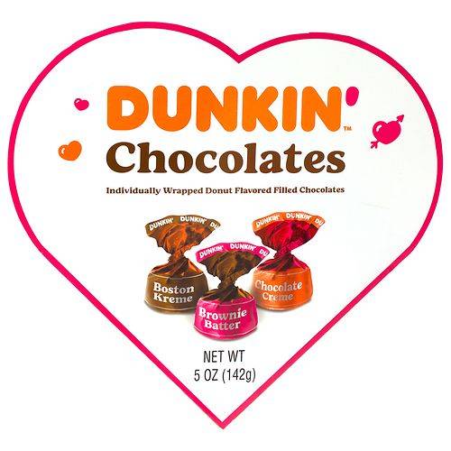 Order Dunkin' Donuts Valentine's Heart Chocolate Box - 5.0 OZ food online from Walgreens store, Maywood on bringmethat.com