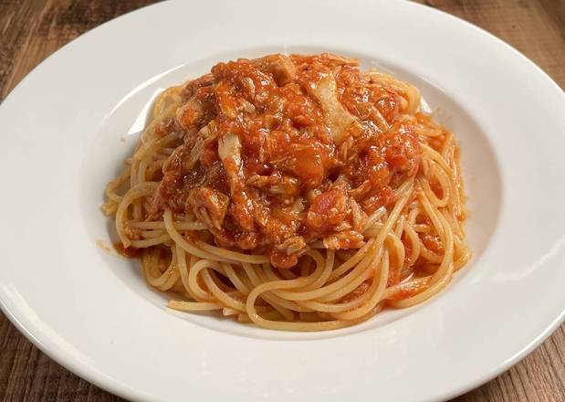 ツナのトマト煮込みスパゲティ