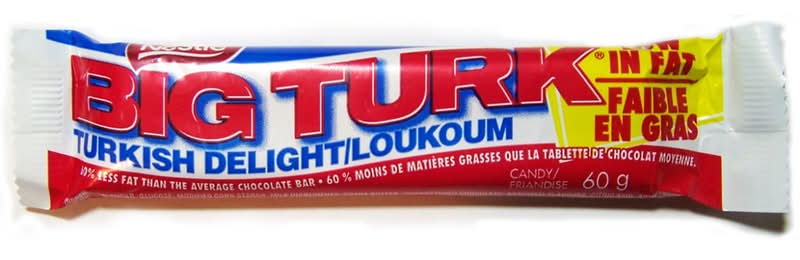 Nestle Big Turk Turkish Delight Chocolate Bar 60g