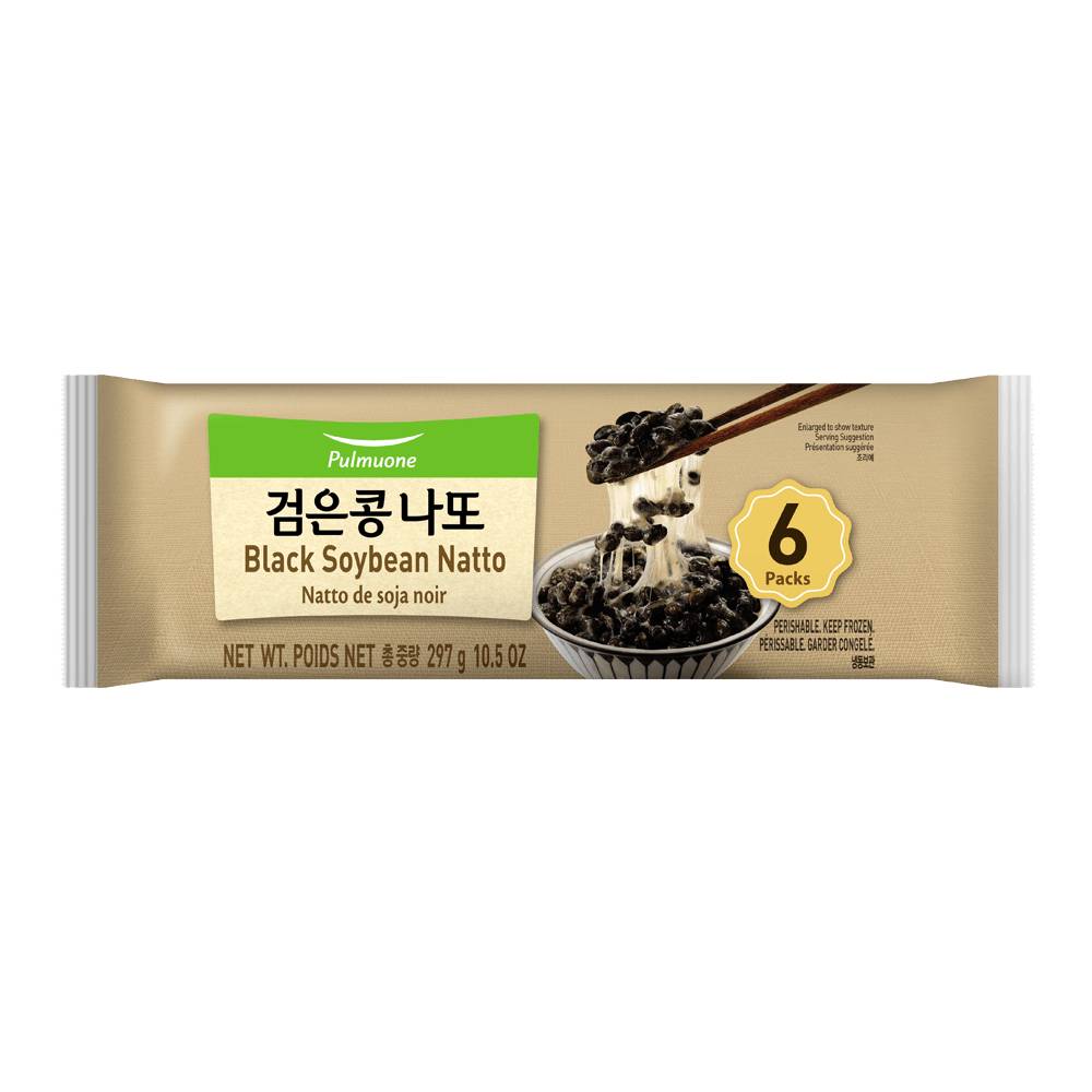 Pulmuone black soybean natto 6pk