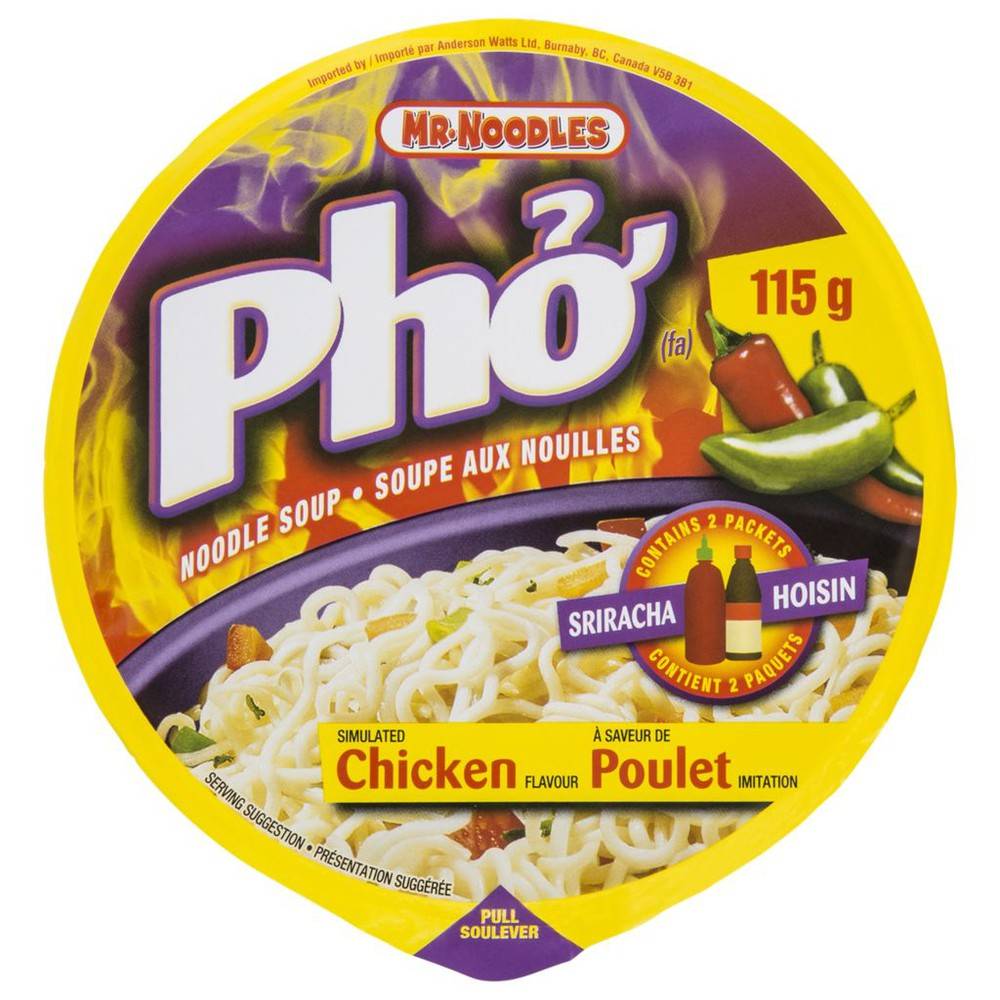 Mr. Noodles Pho Chicken Noodle Soup (115 g)