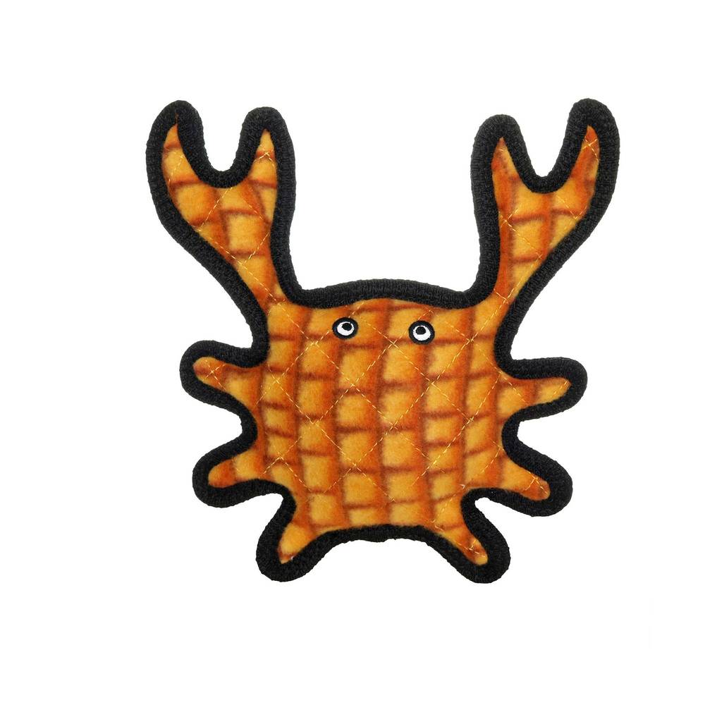 TUFFY® Crab Dog Toy - Tough Plush (Color: Orange)