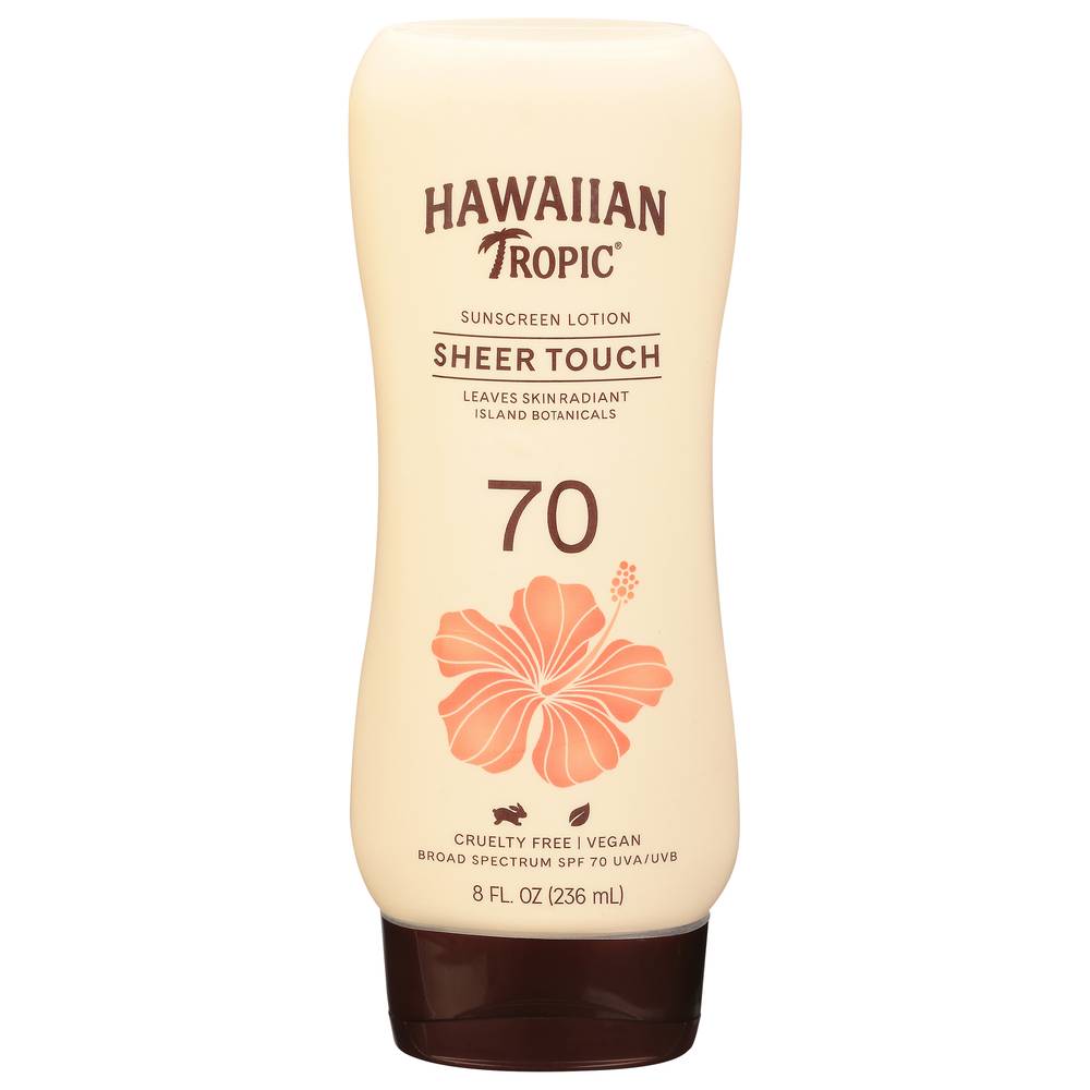 Hawaiian Tropic Broad Spectrum Spf 70 Sheer Touch Sunscreen Lotion (8 fl oz)