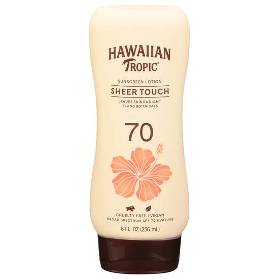 Hawaiian Tropic Broad Spectrum Spf 70 Sheer Touch Sunscreen Lotion