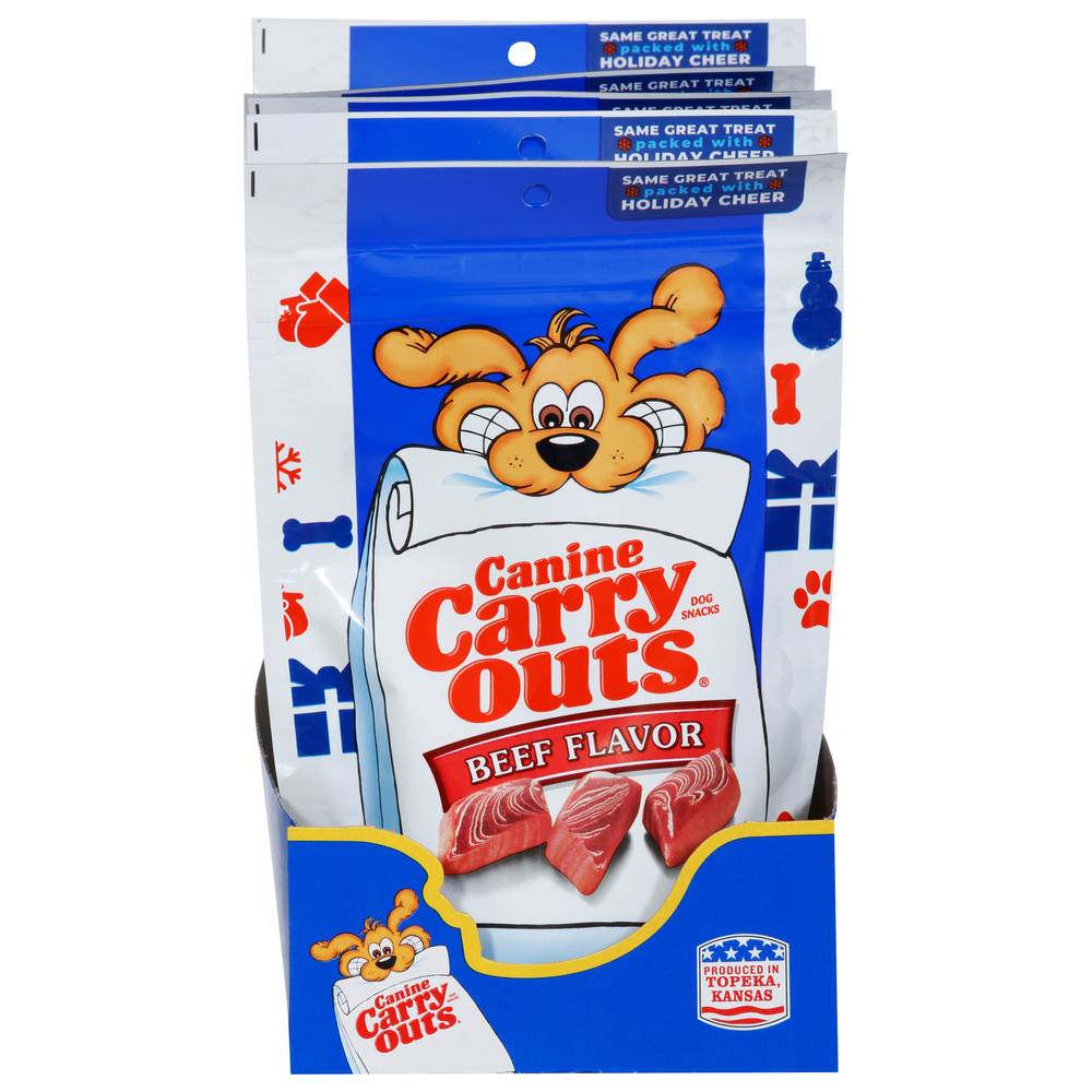 Canine Carry Outs Beef Flavor Dog Snacks (4.5 oz)