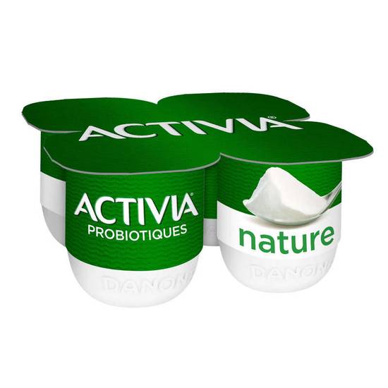 Activia yaourt nature bifidus 4 pots 4x125 g