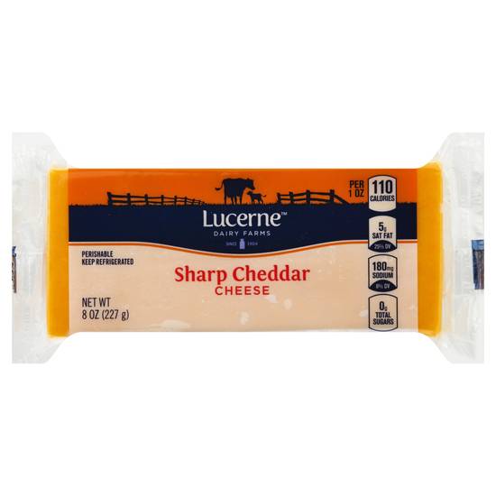 Lucerne Sharp Cheddar Cheese (8 oz)