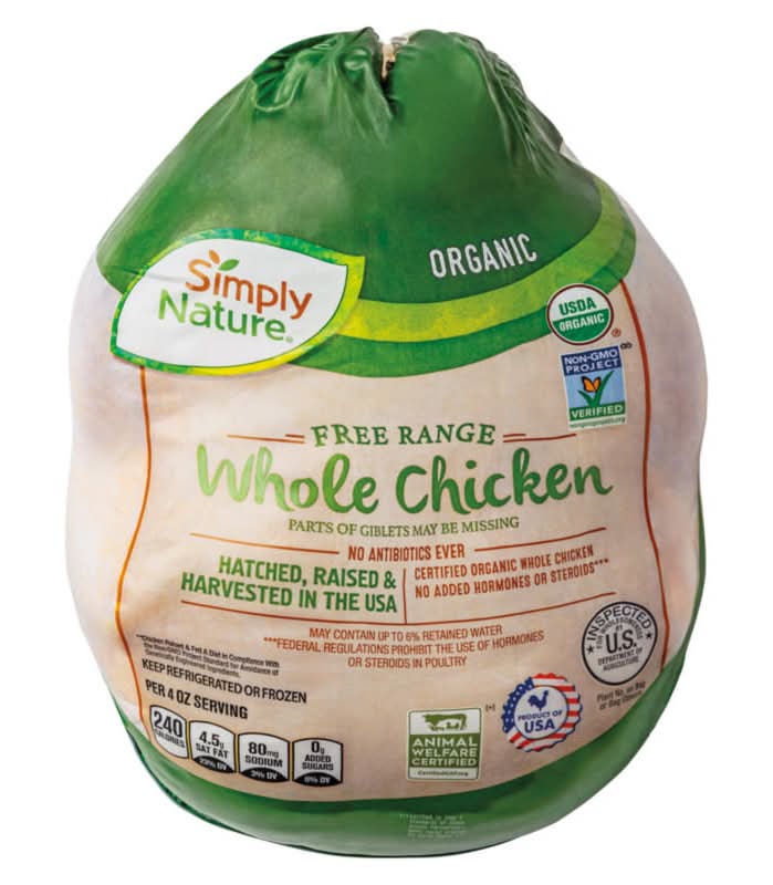 Simply Nature Organic Whole Chicken