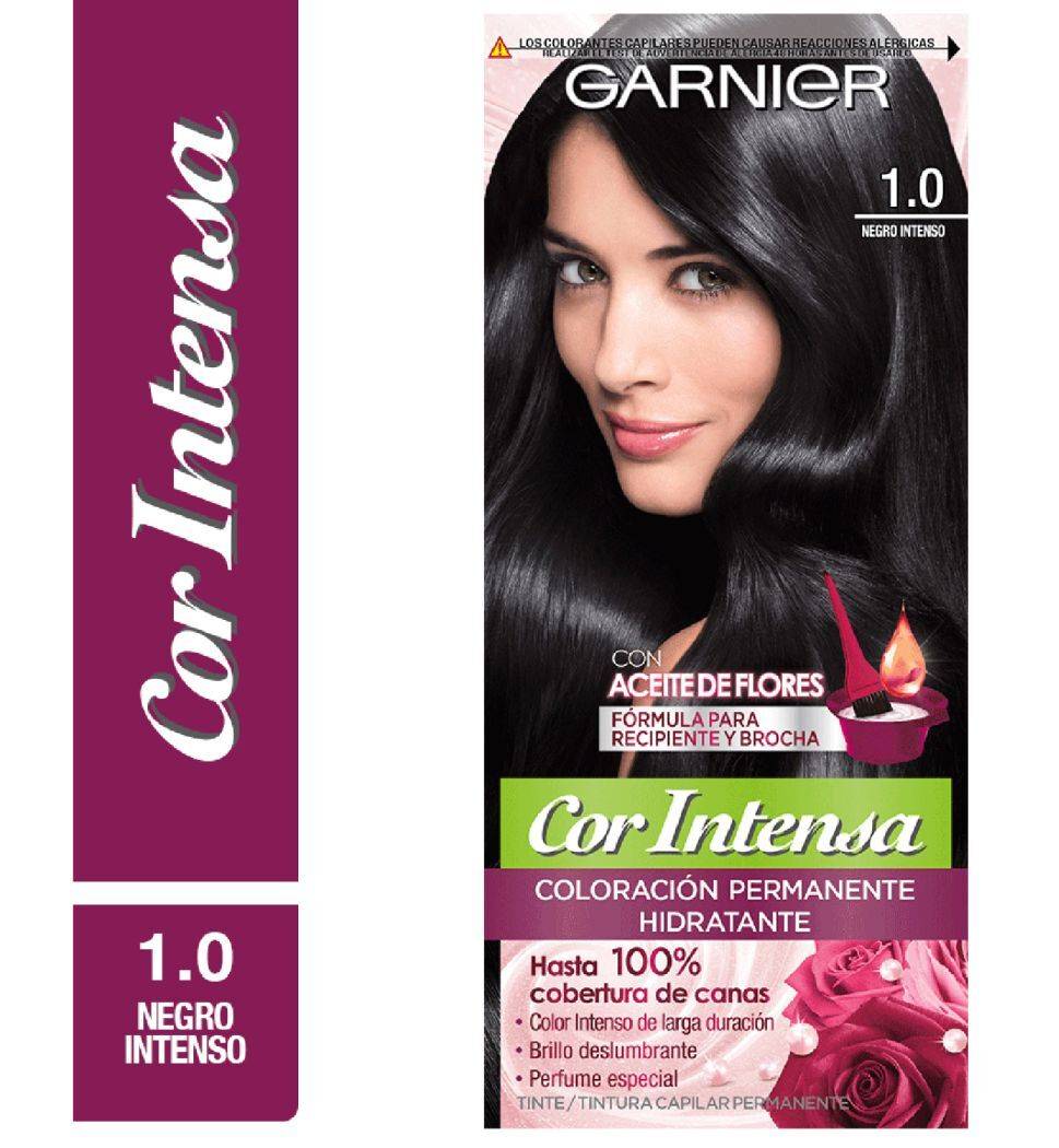 Coloración Cor intensa Permanente Hidratante color Negro Intenso nº 1.0 NUTRISSE