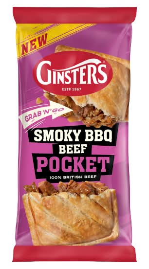 Ginsters Smoky Bbq Beef Pocket (100g)