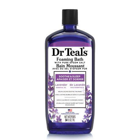 Dr Teal's Pure Epsom Salt Lavender Foaming Bath (1000ml)