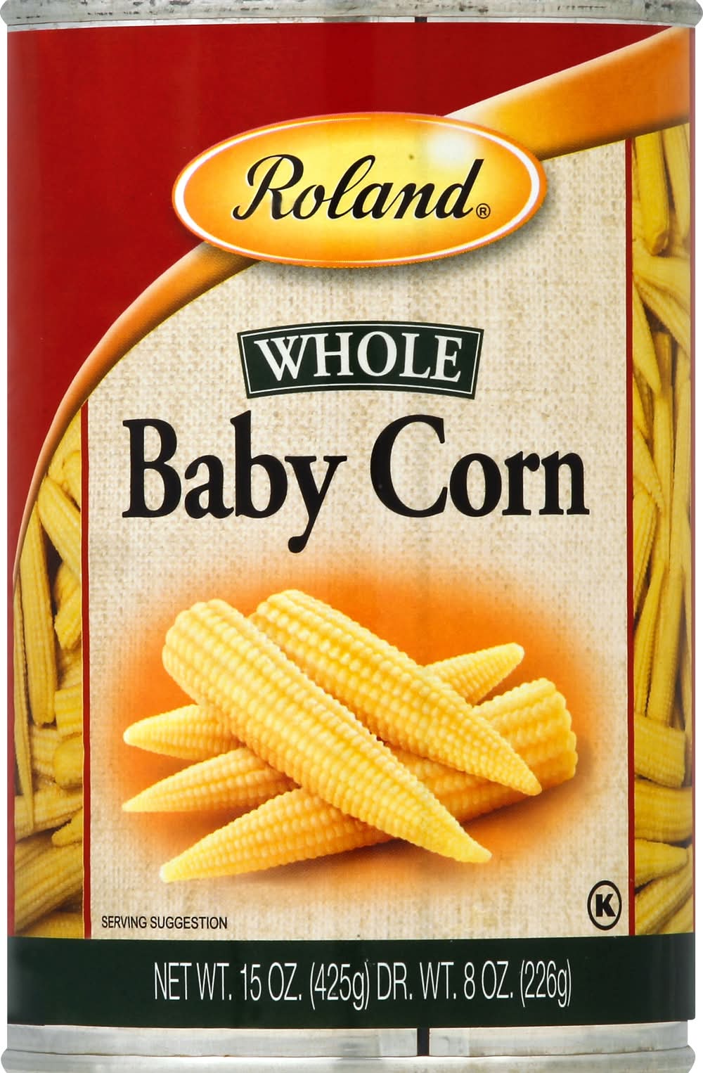 Roland Whole Baby Corn (15 oz)