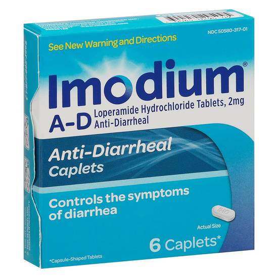 Immodium Anti-Diarrheal Caplet 6-Count