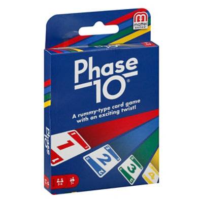 Mattel Card Game Phase 10 - Ea