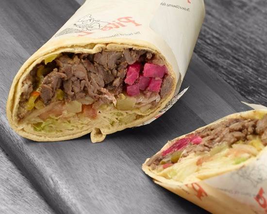 Large Beef Shawarma Wrap Combo