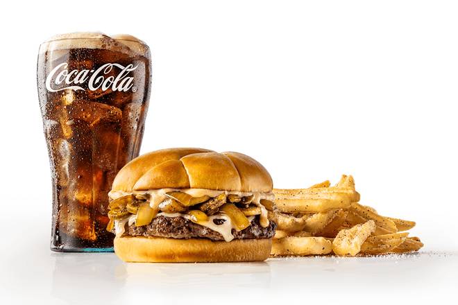Vibe with Shrooms Burger Combo