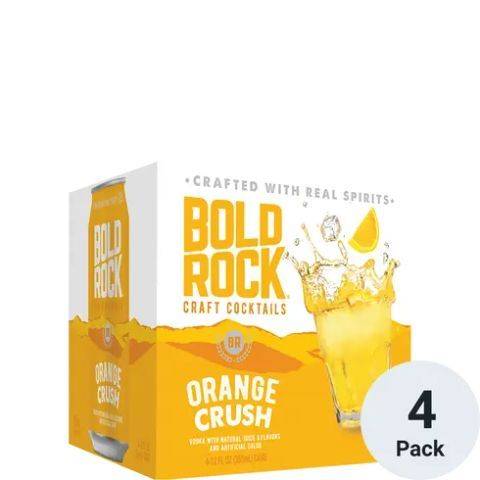 Bold Rock Orange Crush Craft Coctails Liquor (4 ct, 12 fl oz )