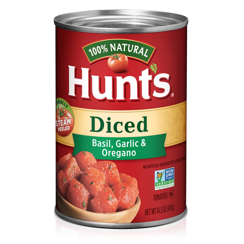 Hunt's Diced Tomatoes With Basil Garlic & Oregano