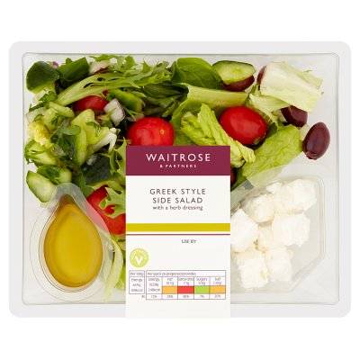 Waitrose & Partners Greek Style Side Salad With a Herb Dressing