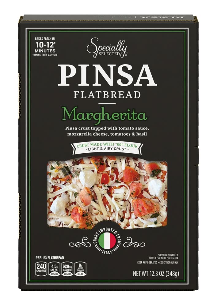 Specially Selected Pinsa Flatbread, Margherita (12.3 oz)