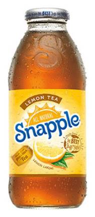 Snapple Lemon Flavored Tea 16oz Bottle