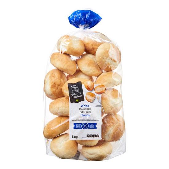 Your fresh market petits pains blancs (810 g) - white dinner rolls (810 g)