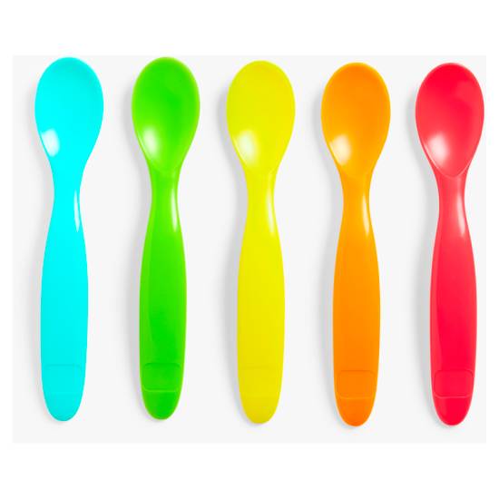 John Lewis Anyday Baby Weaning Spoons,(5Ct)