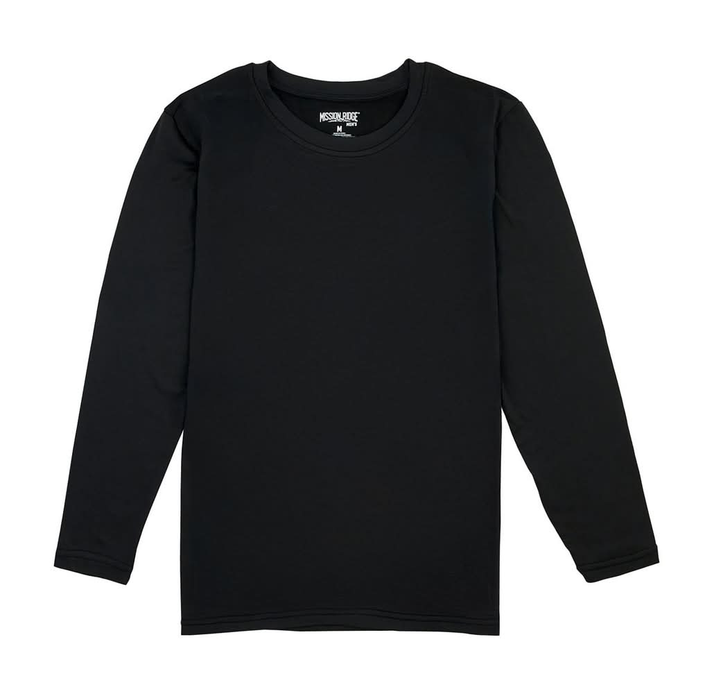 Mission Ridge Men'S Fleece Lined Baselayer Top Medium