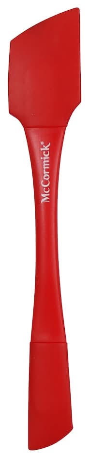 McCormick Silicone Scrapers, 10.62x1.75x0.37 in, Red