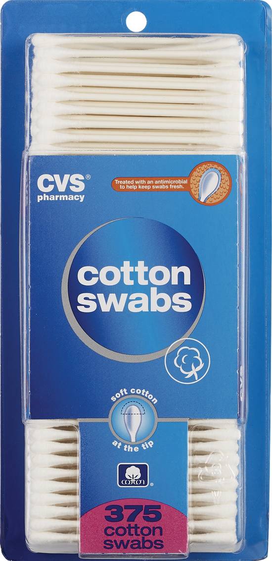 CVS Health Cotton Swabs, 375 CT