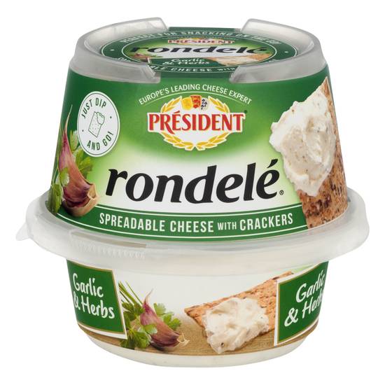 Rondele Garlic & Herb Cheese Spread (3.28oz count)