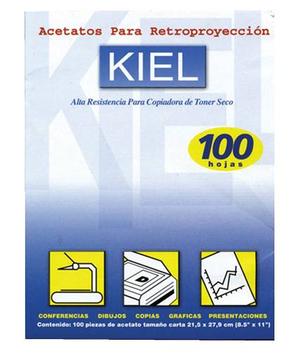 Kiel · Acetato para retroproyección y fotocopiado (353,8 g)
