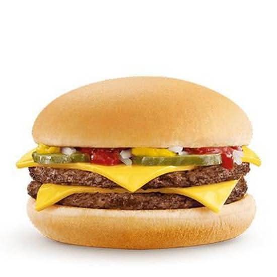 Menu Double Cheese