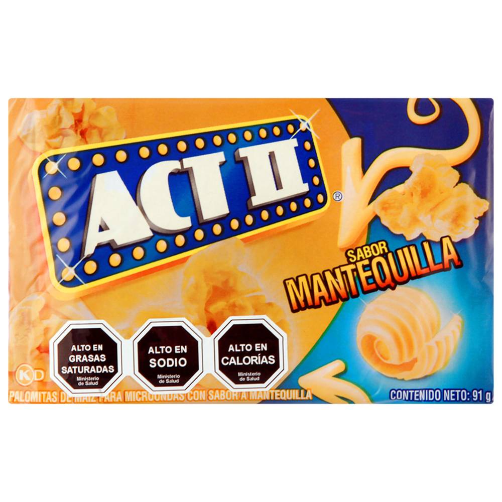 Act ii cabritas mantequilla (91 g)
