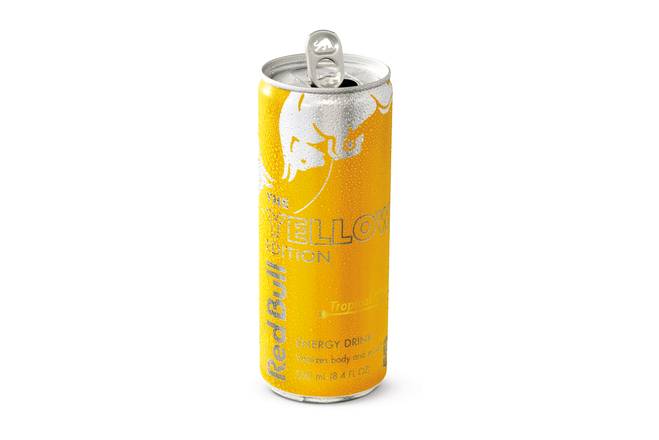 Tropical Red Bull Can