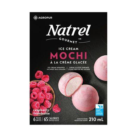 Natrel Ice Cream Mochi, Raspberry (210 ml, 6 ct)