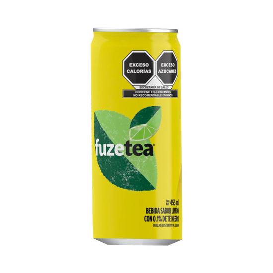 Fuze tea té negro sabor limón (lata 453 ml)