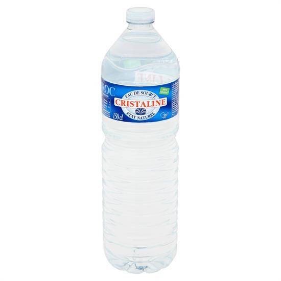 Eau de source CRISTALINE - la bouteille de 1,5L