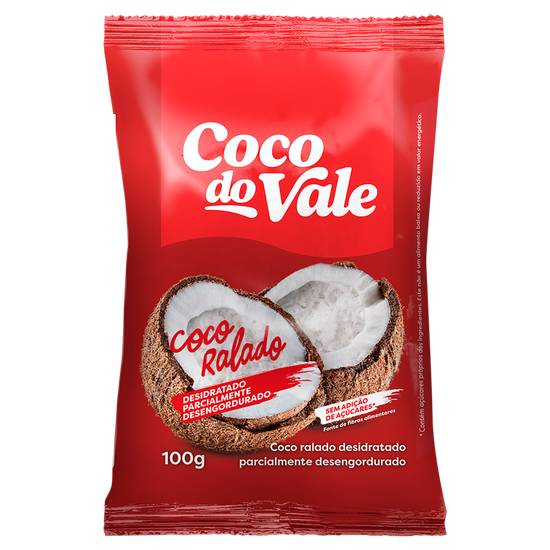 Coco do vale coco ralado desidratado (100g)